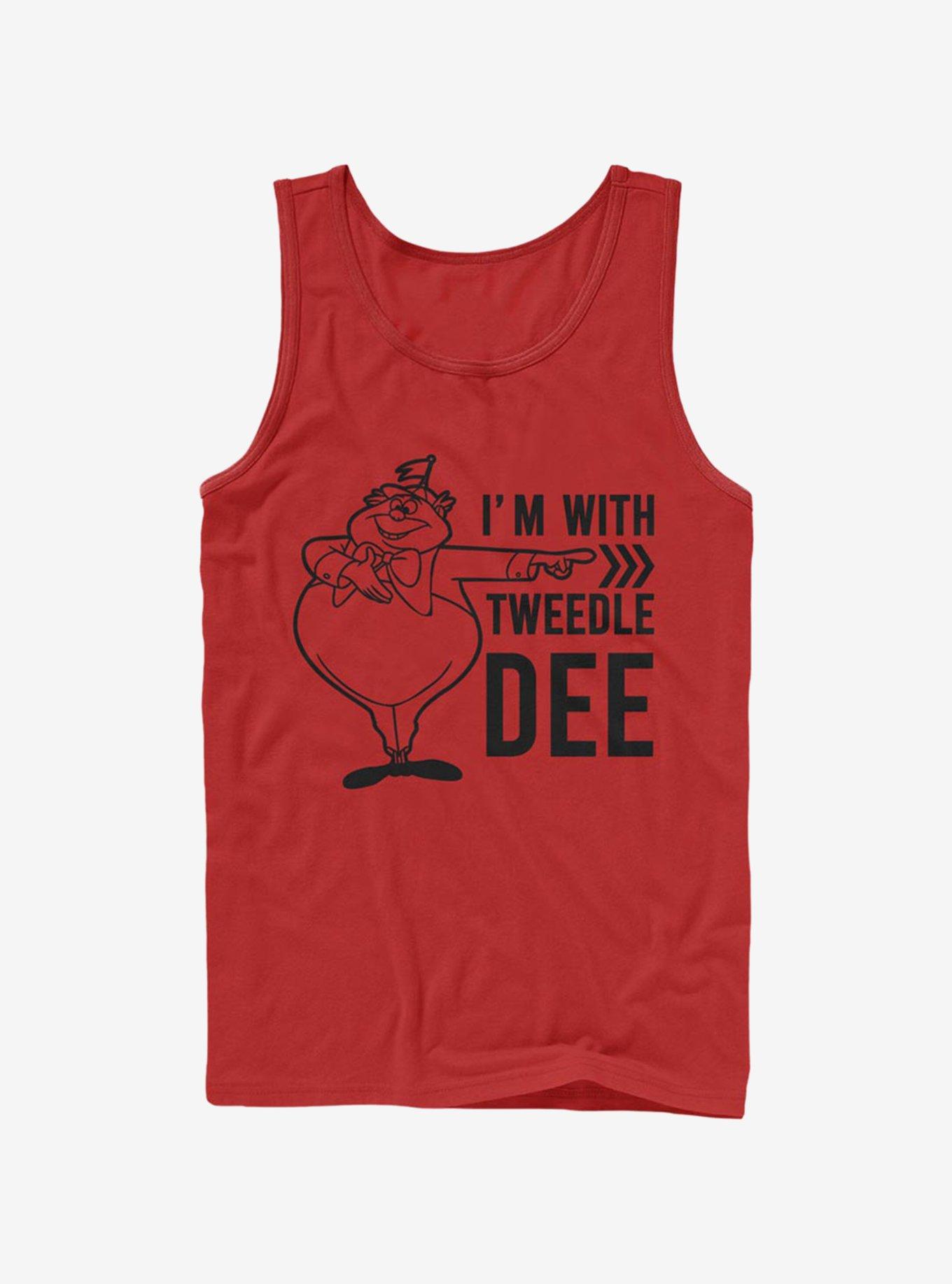 Disney Alice In Wonderland I'm With Tweedle Dee Tank, , hi-res