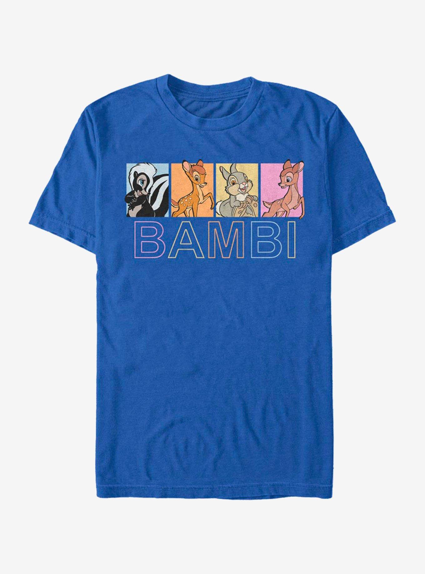 Disney Bambi Characters Box Up T-Shirt, ROYAL, hi-res