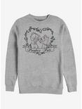 Disney The Aristocats Duchess And O'Malley Purrfect Crew Sweatshirt, ATH HTR, hi-res