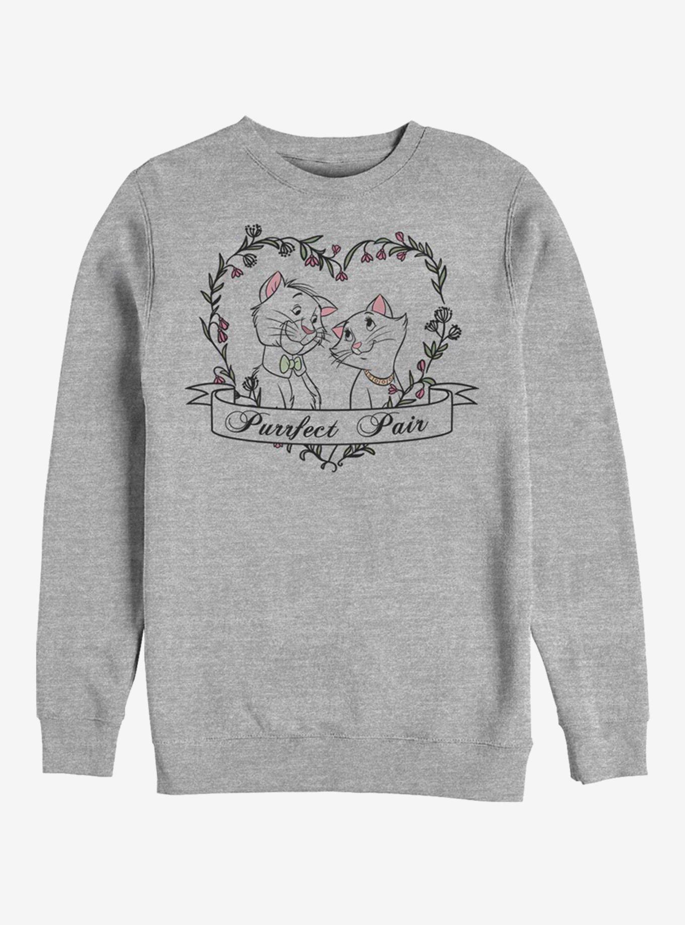 Disney The Aristocats Duchess And O'Malley Purrfect Crew Sweatshirt, , hi-res