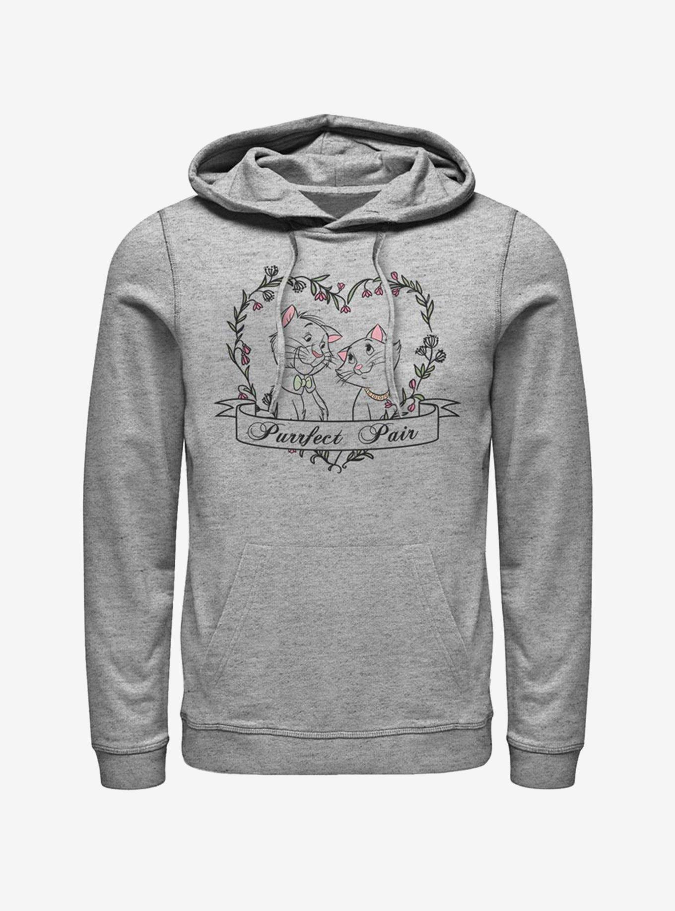 Disney The Aristocats Duchess And O'Malley Purrfect Hoodie, ATH HTR, hi-res