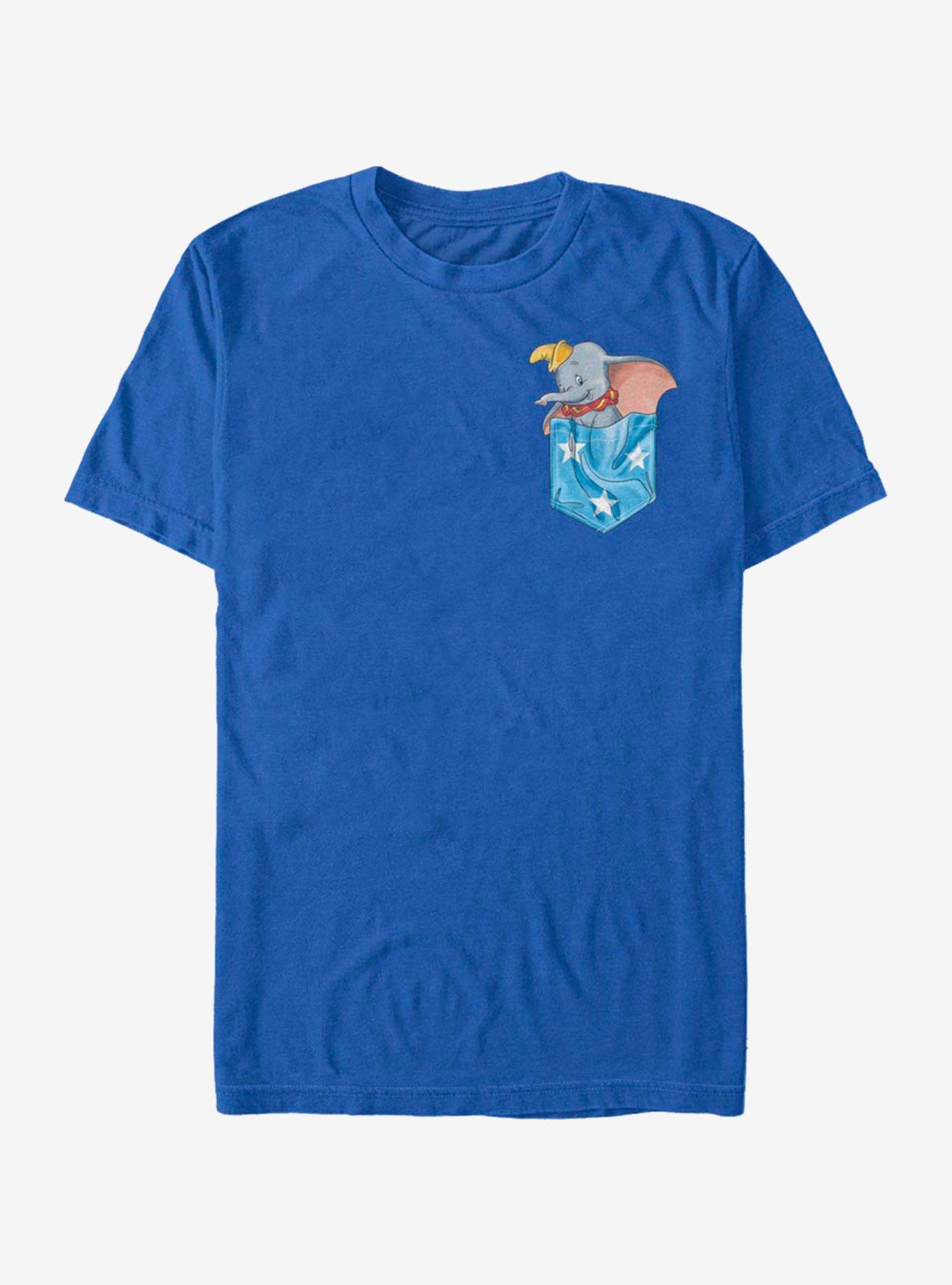 Disney Dumbo Pocket T-Shirt, ROYAL, hi-res