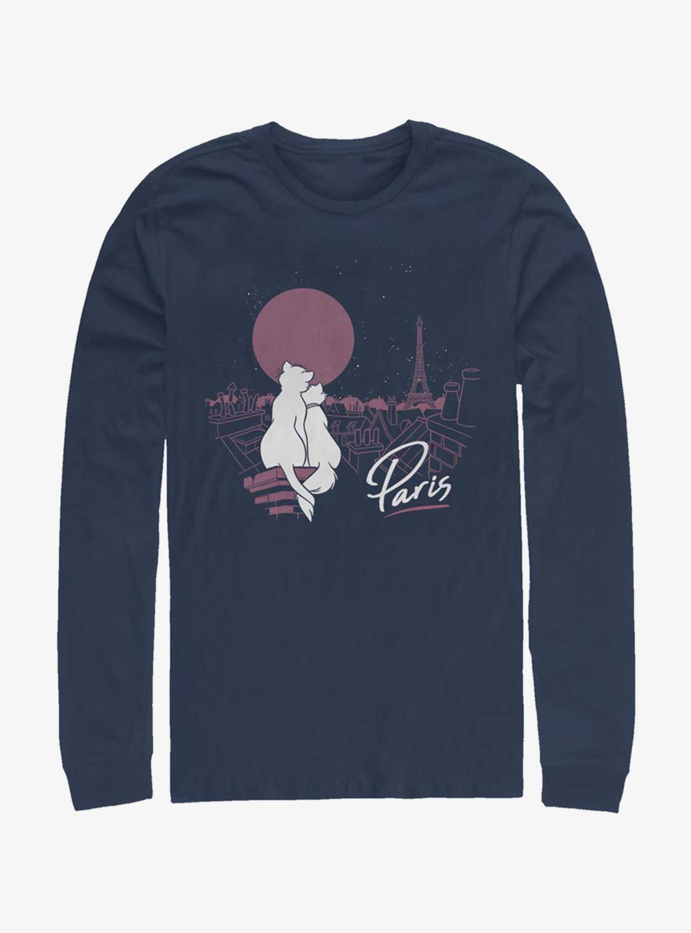 Disney The Aristocats Together In Paris Long-Sleeve T-Shirt, , hi-res