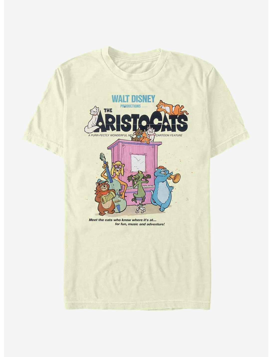 Disney The Aristocats Classic Poster T-Shirt, , hi-res