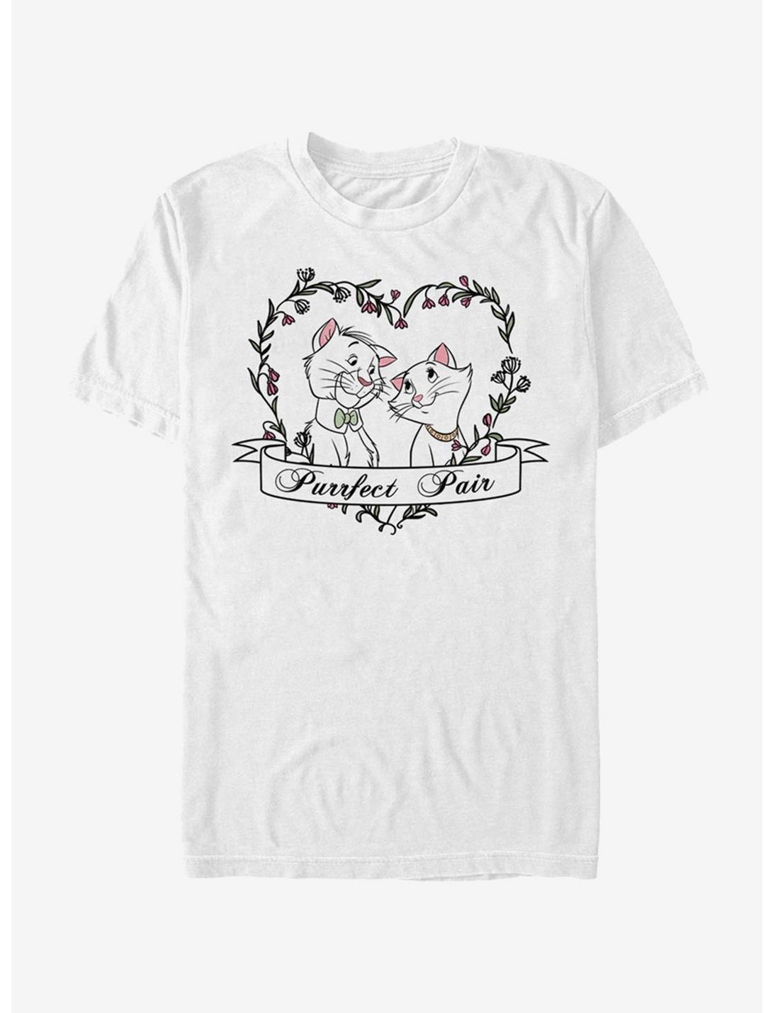 Disney The Aristocats Duchess And O'Malley Purrfect T-Shirt, WHITE, hi-res