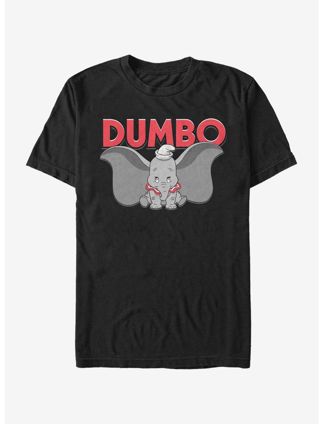 Disney Dumbo Bold Logo T-Shirt, BLACK, hi-res