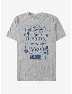 Disney Dumbo Follow Your Dreams T-Shirt, ATH HTR, hi-res