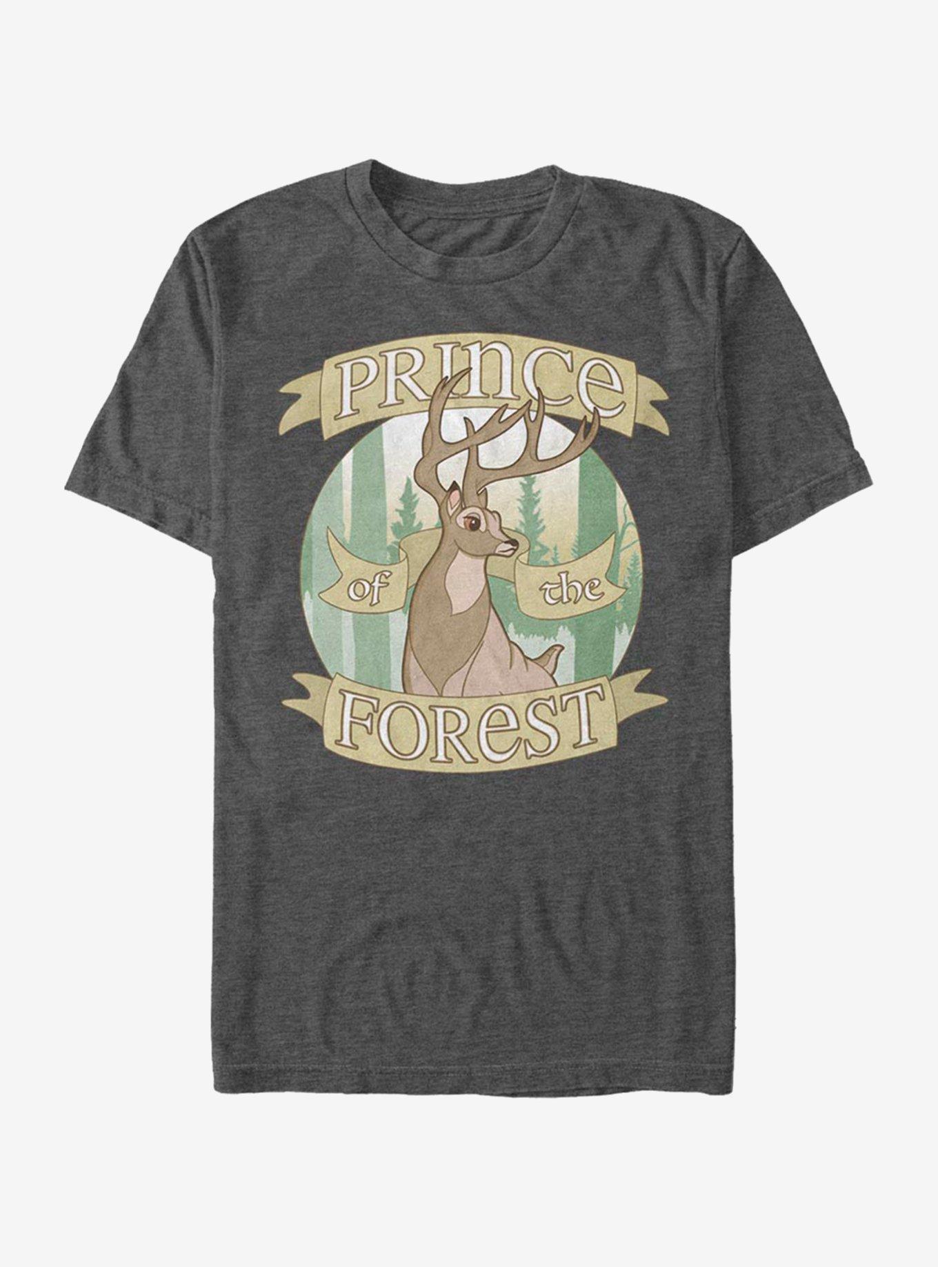 Disney Bambi Forest Prince T-Shirt, CHAR HTR, hi-res