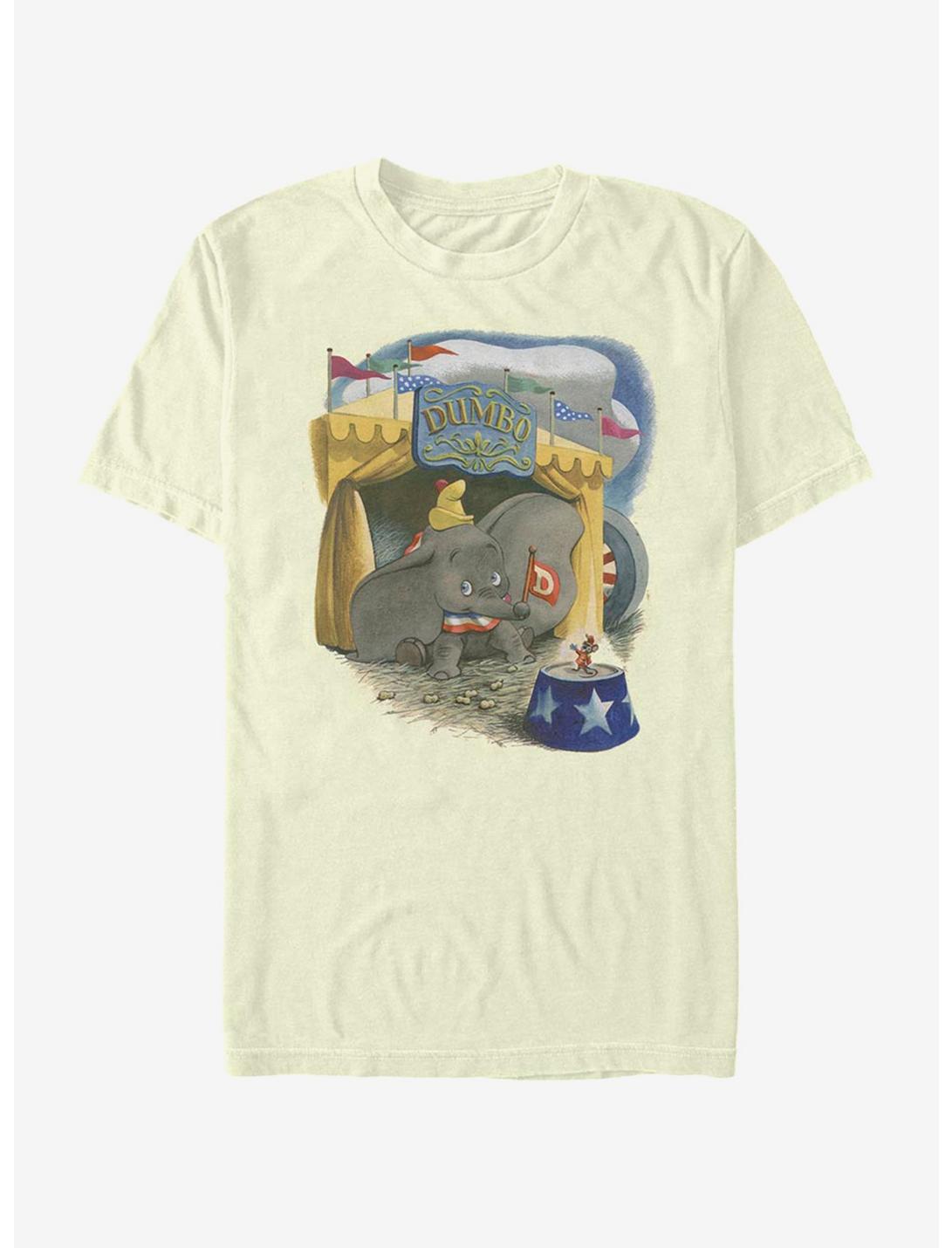 Disney Dumbo Illustrated Elephant T-Shirt, NATURAL, hi-res