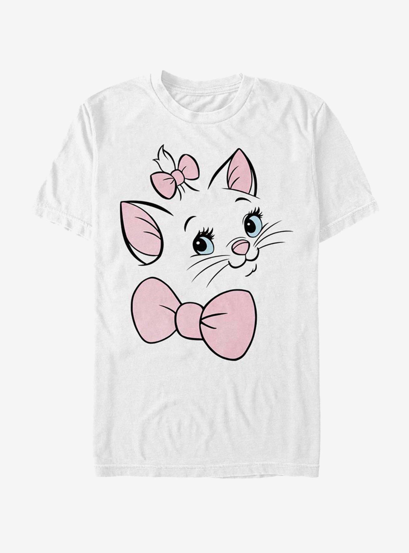 Disney The Aristocats Marie Big Face T-Shirt - WHITE | Hot Topic