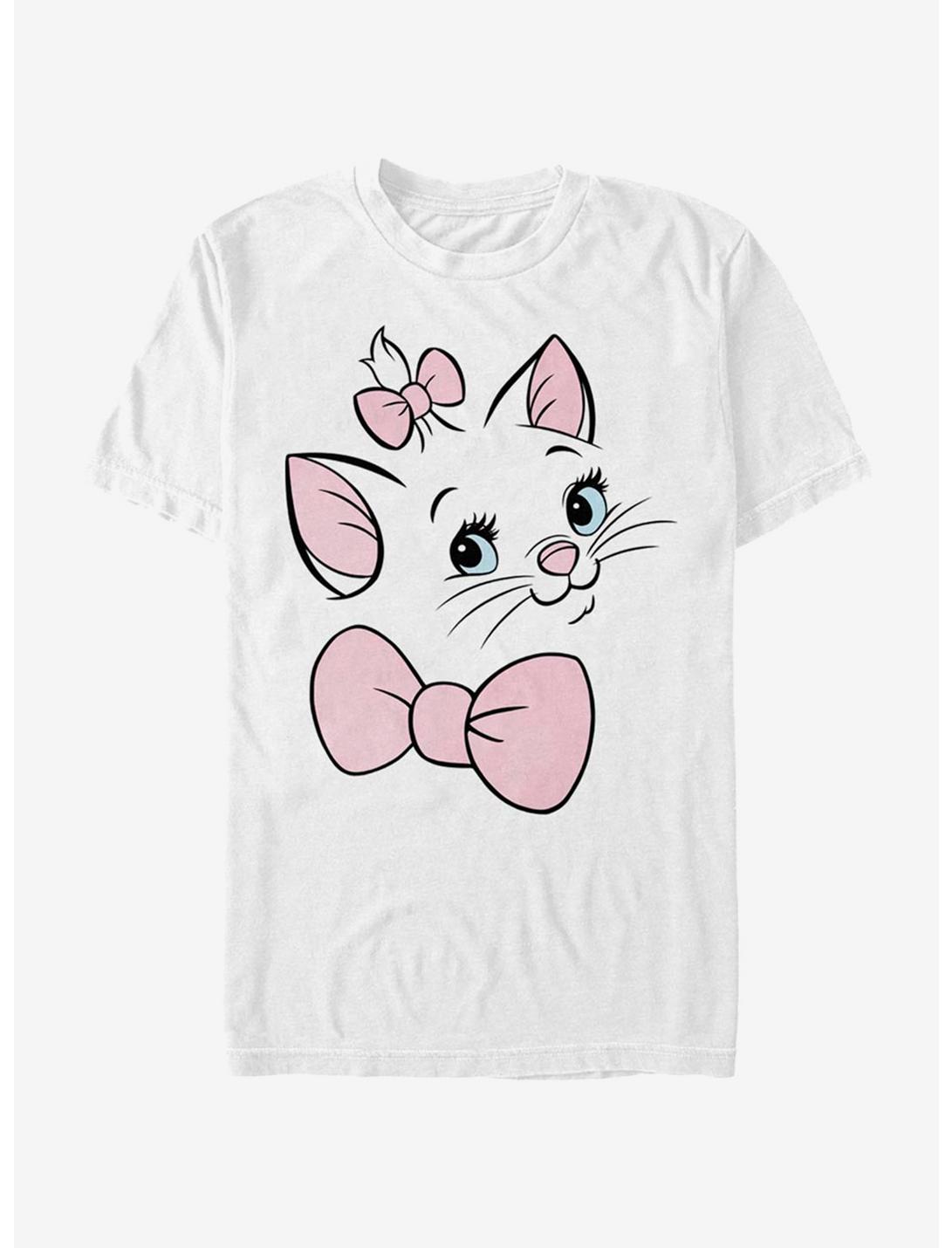 Disney The Aristocats Marie Big Face T-Shirt, WHITE, hi-res