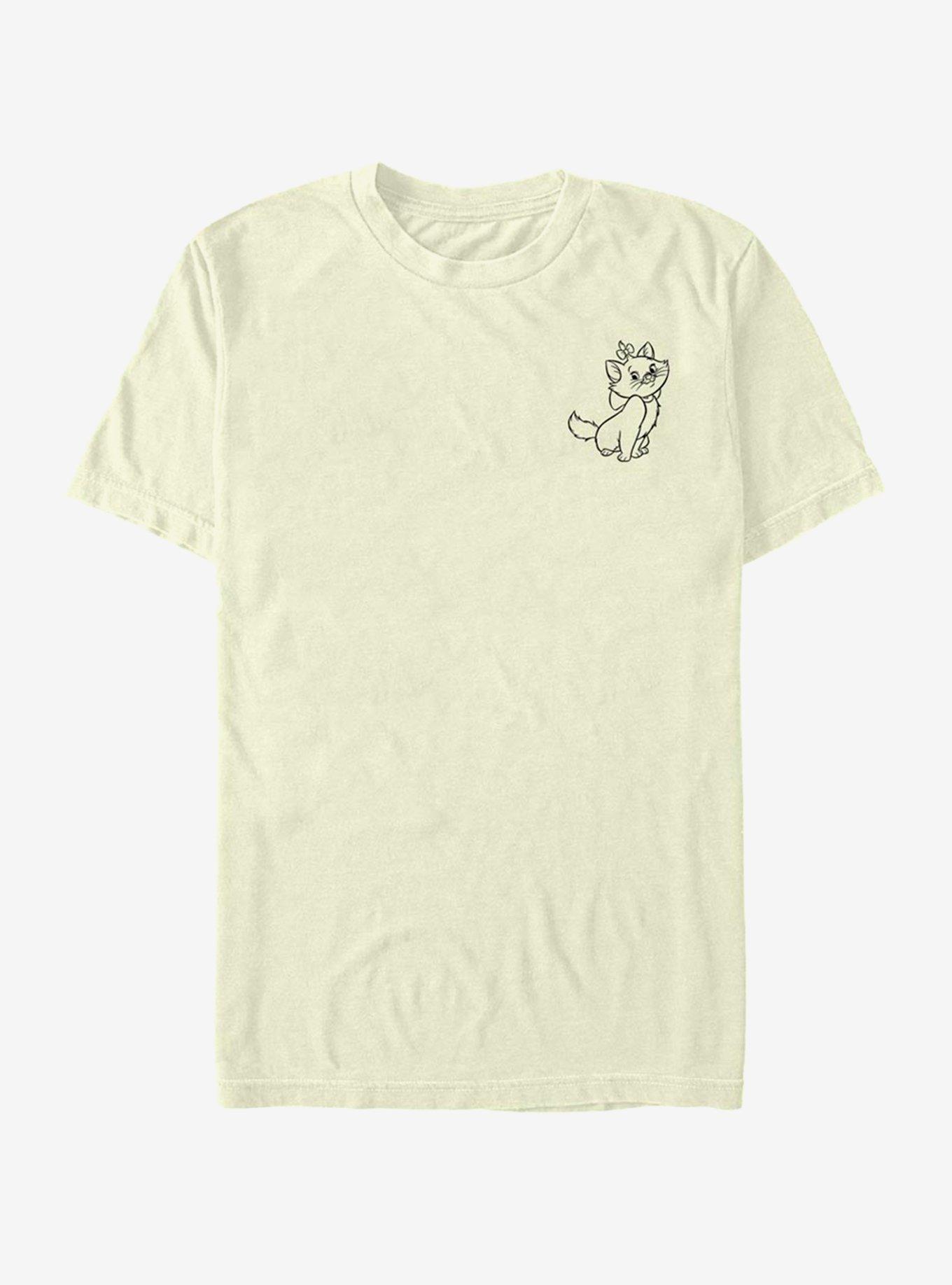 Disney The Aristocats Marie Line T-Shirt, NATURAL, hi-res