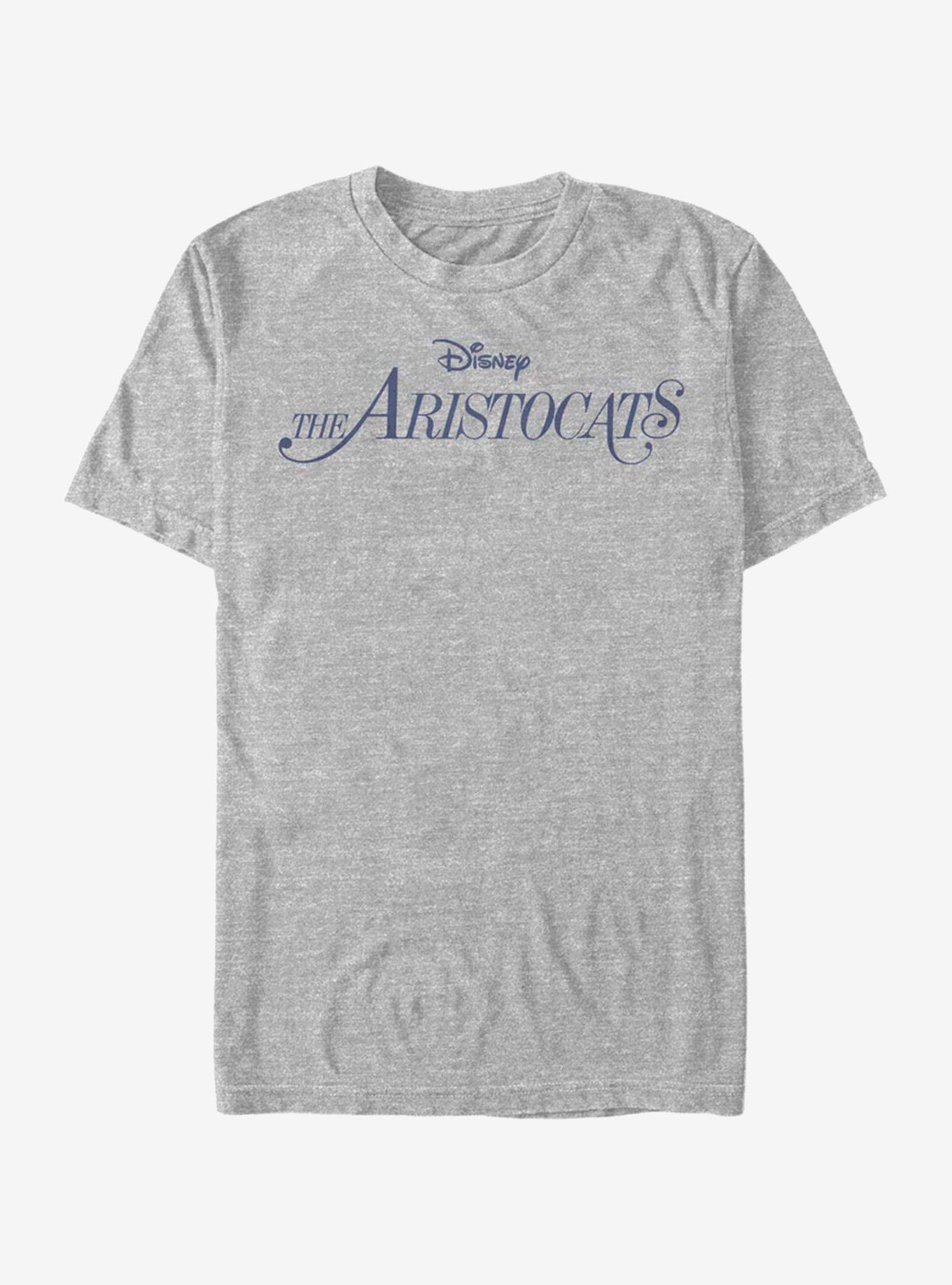 Disney The Aristocats Plain Logo T-Shirt, ATH HTR, hi-res