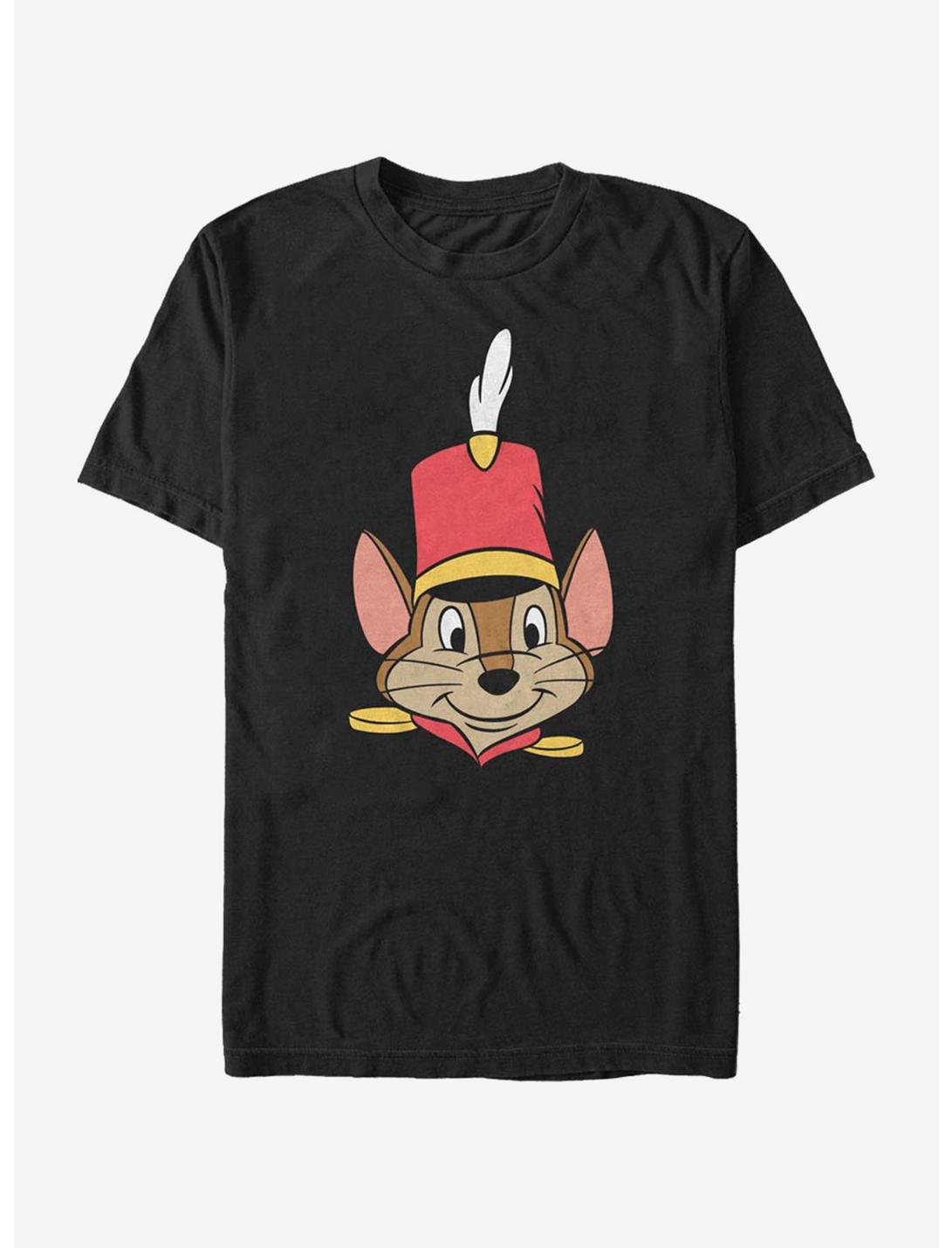 Disney Dumbo Timothy Big Face T-Shirt, BLACK, hi-res