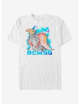 Disney Dumbo Watercolor Dumbo T-Shirt, WHITE, hi-res
