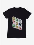 Doctor Who Thirteenth Doctor Cubed Badge Womens T-Shirt, BLACK, hi-res