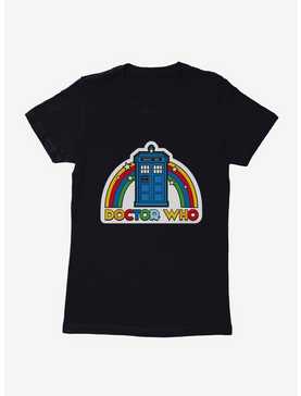 Doctor Who Thirteenth Doctor Rainbow TARDIS Badge Womens T-Shirt, , hi-res