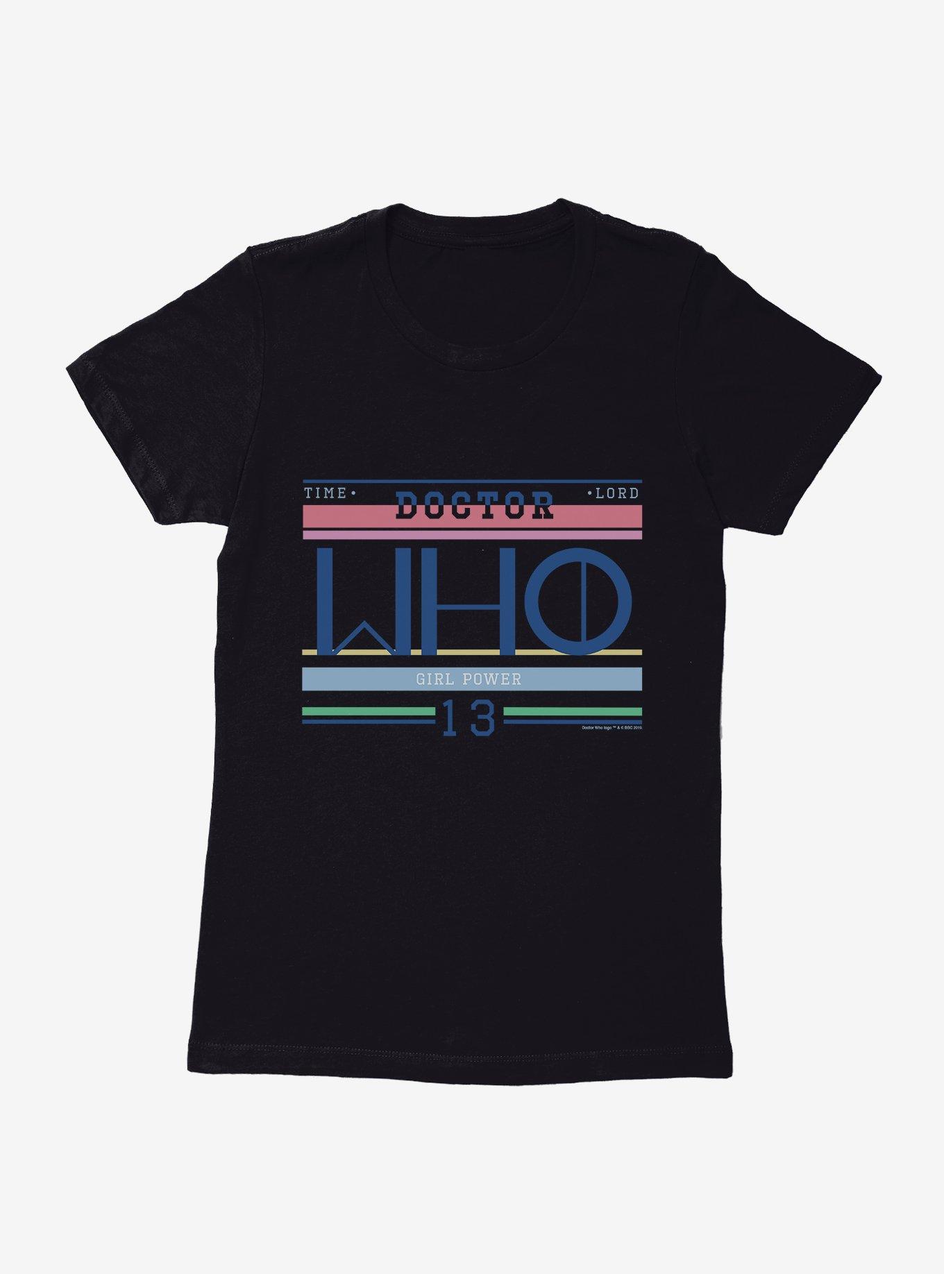 Doctor Who Thirteenth Doctor Girl Power Script Womens T-Shirt, , hi-res