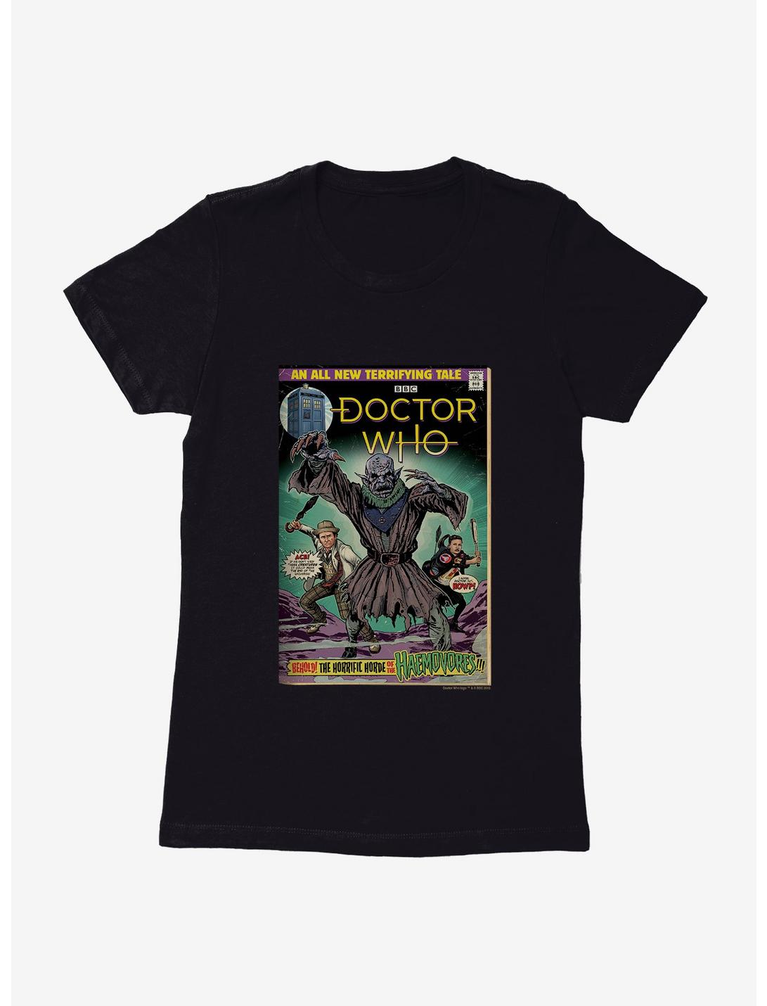 Doctor Who Seventh Doctor Haemovores Comic Womens T-Shirt, BLACK, hi-res
