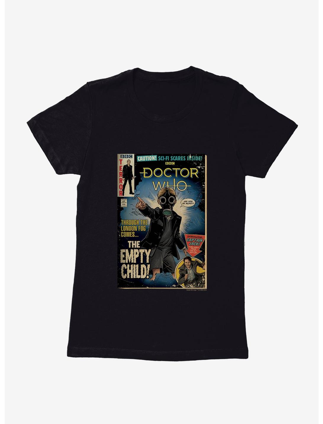 Doctor Who The Empty Child Comic Womens T-Shirt, BLACK, hi-res