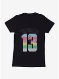 Doctor Who Thirteenth Doctor Time Lord 13 Rainbow Womens T-Shirt, BLACK, hi-res