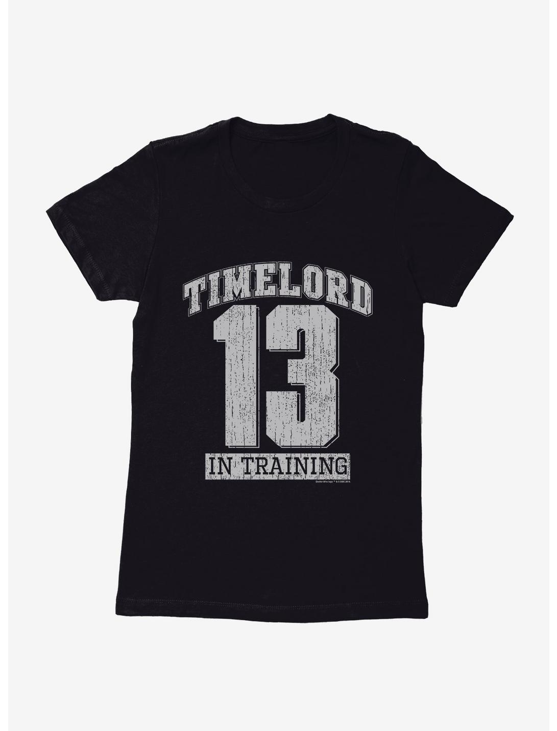 Doctor Who Thirteenth Doctor Time Lord In Training Womens T-Shirt, BLACK, hi-res