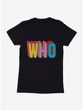 Doctor Who Thirteenth Doctor Who Block Script Womens T-Shirt, BLACK, hi-res
