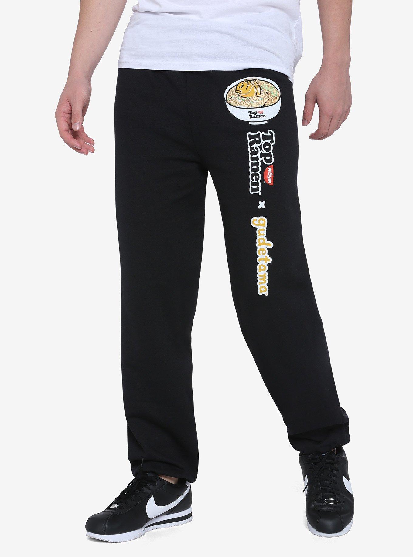 Nissin Top Ramen X Gudetama Sweatpants, BLACK, hi-res