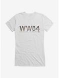 DC Comics Wonder Woman 1984 Bold Striped Logo Girls T-Shirt, WHITE, hi-res