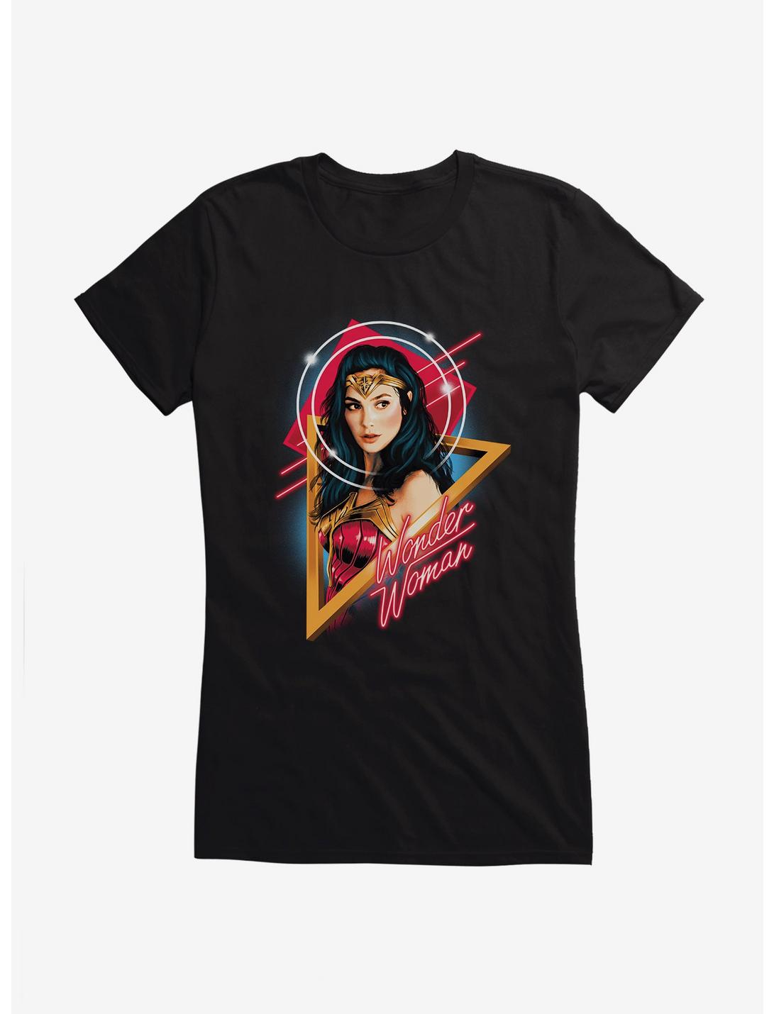 DC Comics Wonder Woman 1984 Geometric Diana Girls T-Shirt, BLACK, hi-res