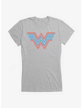 DC Comics Wonder Woman 1984 Neon Logo Girls T-Shirt, , hi-res