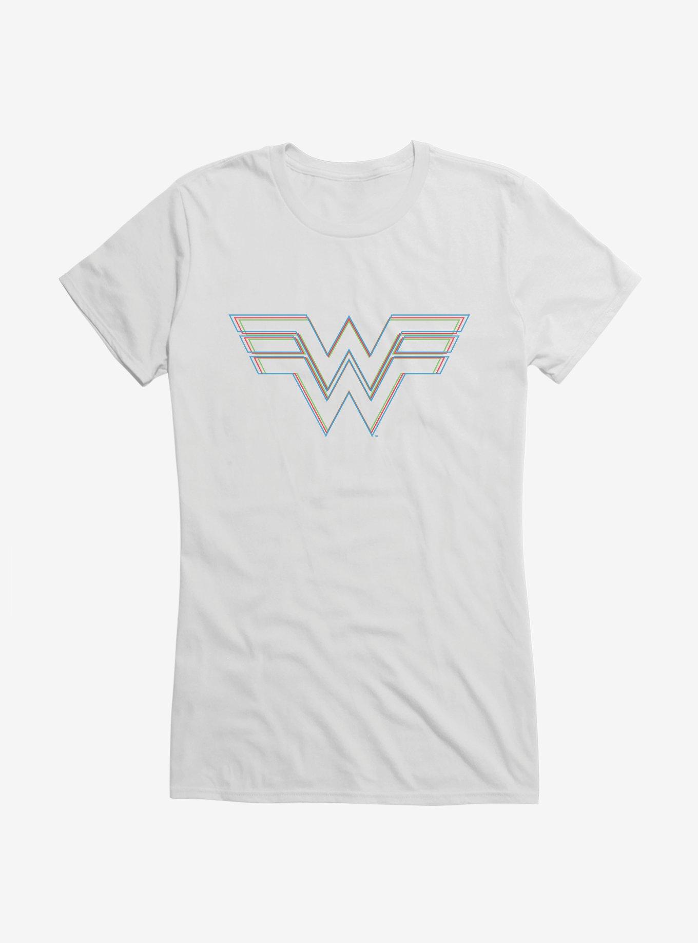 DC Comics Wonder Woman 1984 Linear Logo Girls T-Shirt