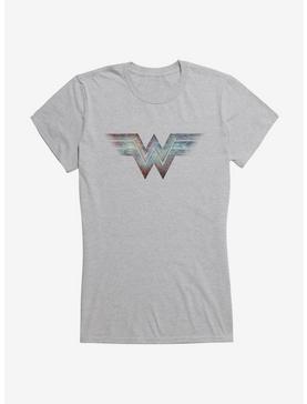 DC Comics Wonder Woman 1984 Multicolored Logo Girls T-Shirt, , hi-res