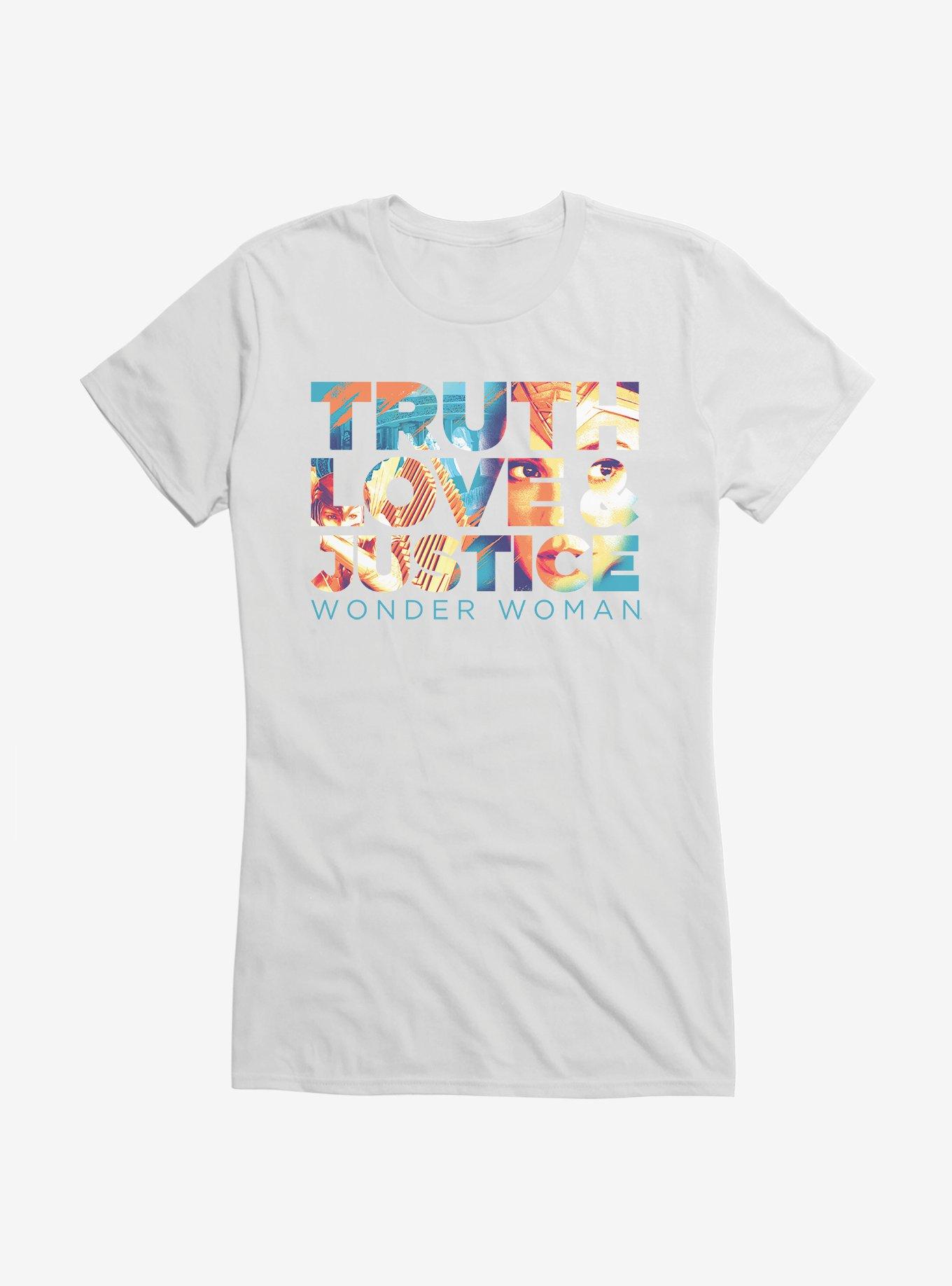 DC Comics Wonder Woman 1984 Truth, Love, And Justice Girls T-Shirt, , hi-res