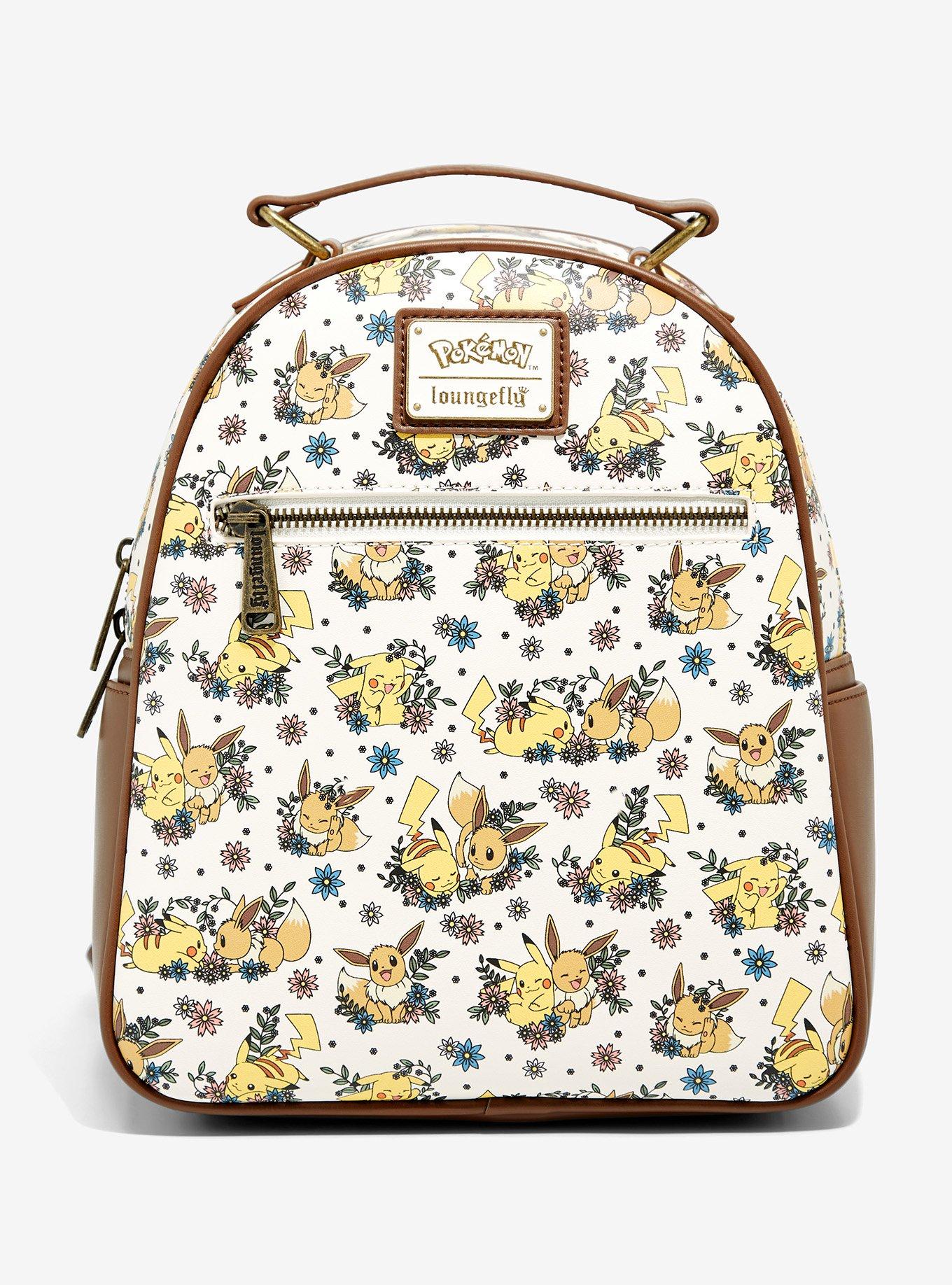 Pokemon Eevee Floral Mini-Backpack - Entertainment Earth Exclusive