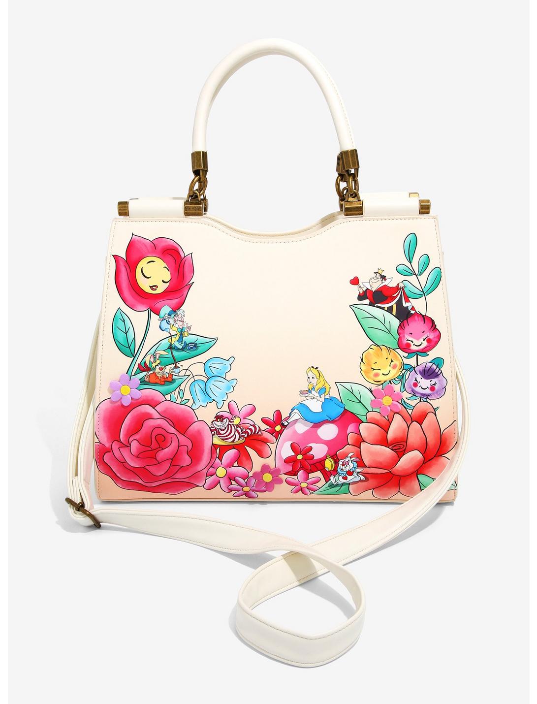 Loungefly Disney Alice in Wonderland Garden Flowers Handbag - BoxLunch Exclusive, , hi-res