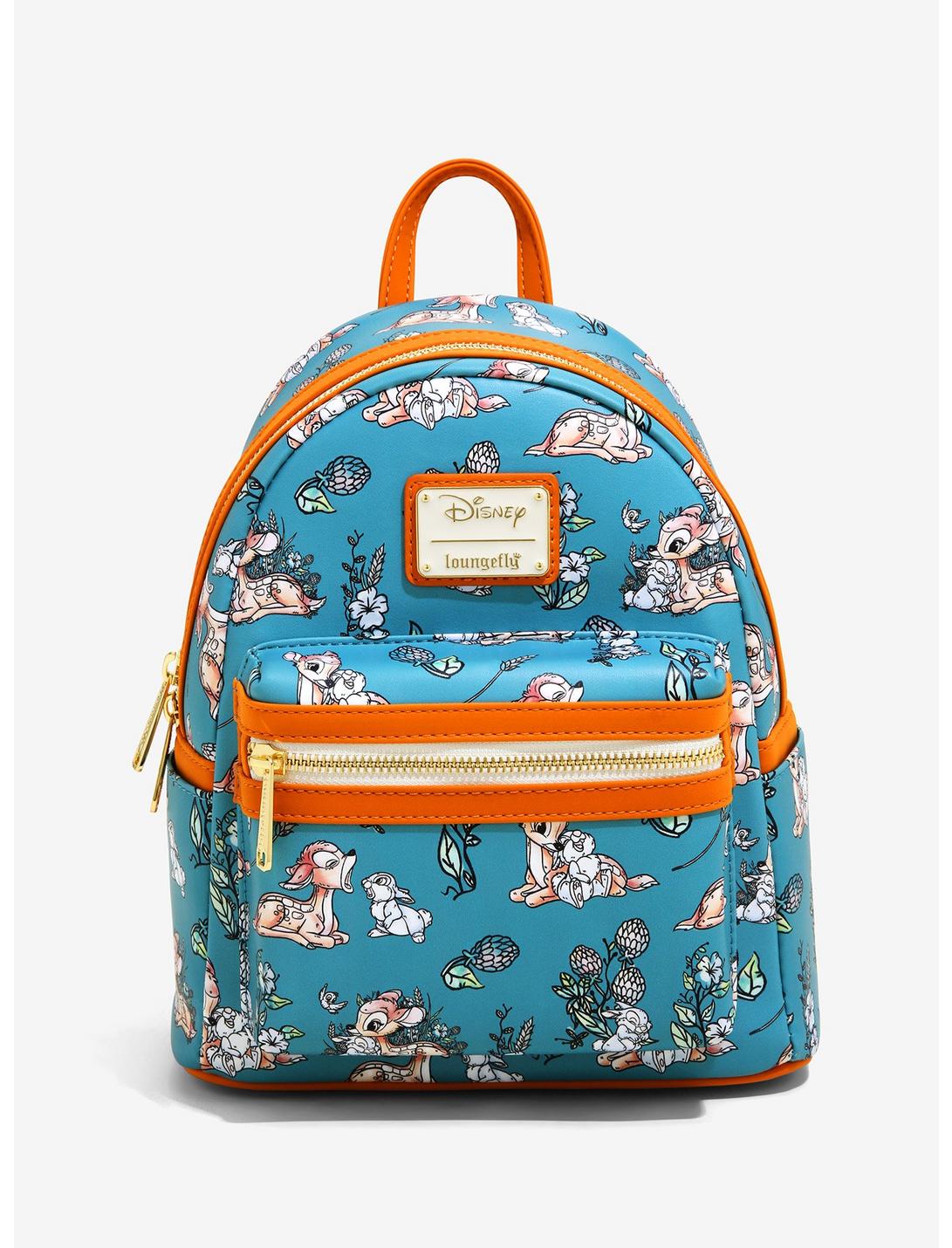 Loungefly Loungefly  Disney Bambi Forest Floral Mini Backpack 