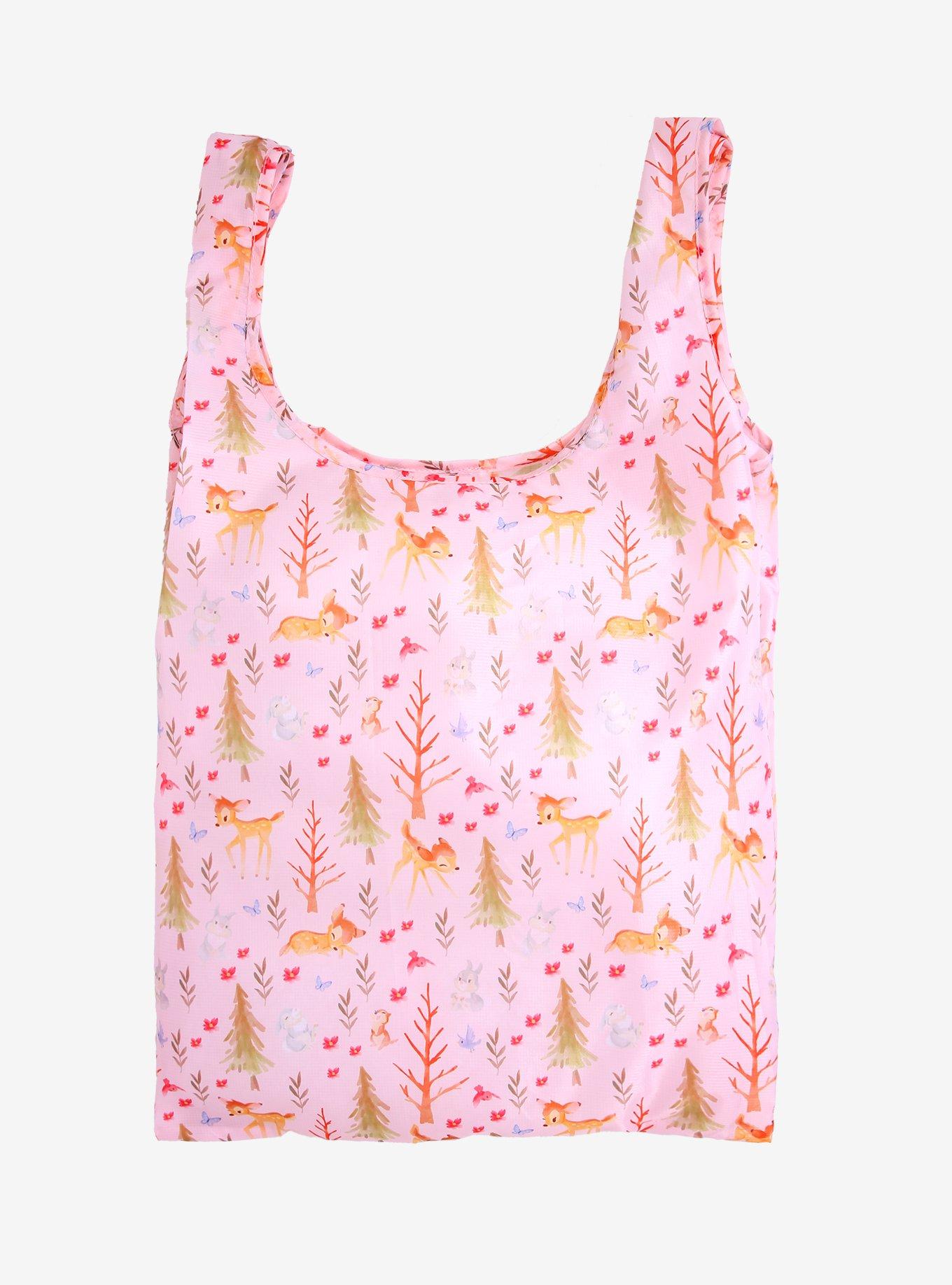 Loungefly Disney Bambi Floral Forest Packable Tote - BoxLunch Exclusive, , hi-res