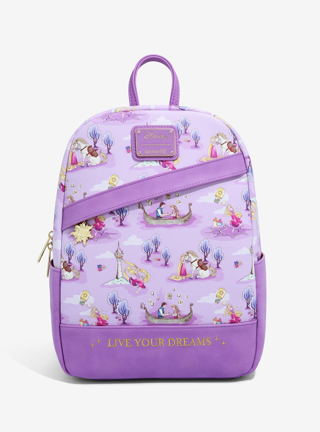 Loungefly Disney Tangled Live Your Dreams Mini Backpack - BoxLunch Exclusive, , hi-res