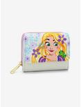Loungefly Disney Tangled Floral Embroidered Small Zip Wallet - BoxLunch Exclusive, , hi-res