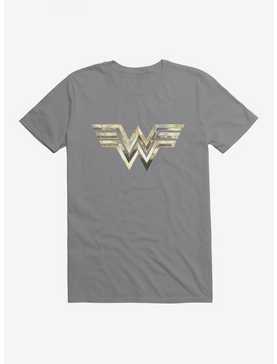 DC Comics Wonder Woman 1984 Gold Logo T-Shirt, STORM GREY, hi-res