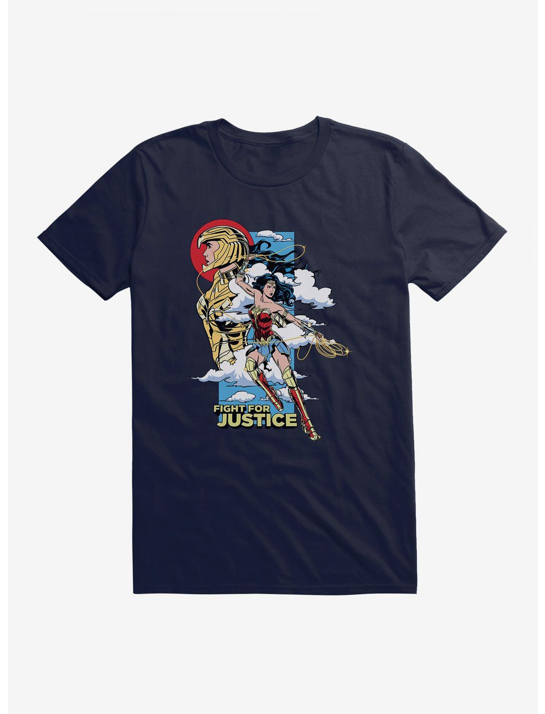 DC Comics Wonder Woman 1984 Fight In Flight T-Shirt, NAVY, hi-res