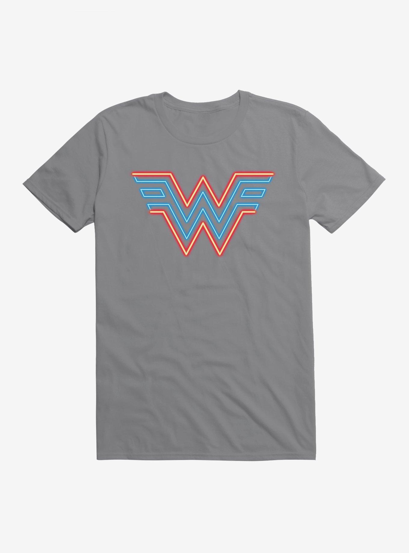 DC Comics Wonder Woman 1984 Neon Logo T-Shirt, , hi-res