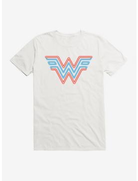 DC Comics Wonder Woman 1984 Neon Logo T-Shirt, WHITE, hi-res