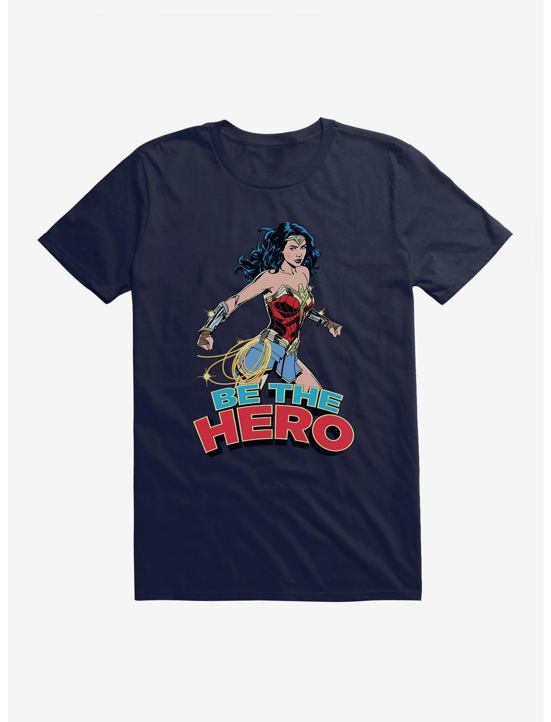 DC Comics Wonder Woman 1984 Hero In Action T-Shirt, NAVY, hi-res