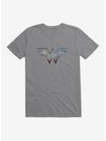 DC Comics Wonder Woman 1984 Multicolored Logo T-Shirt, STORM GREY, hi-res