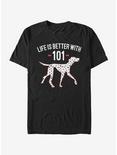 Disney 101 Dalmatians Better With T-Shirt, BLACK, hi-res