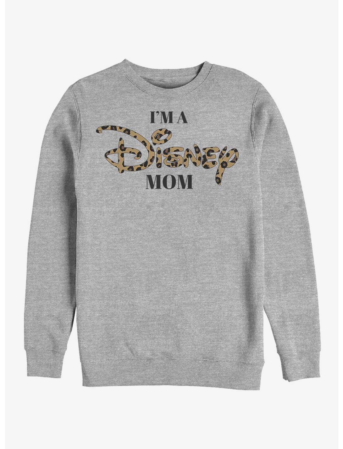 Disney Leopard Disney Mom Sweatshirt, ATH HTR, hi-res