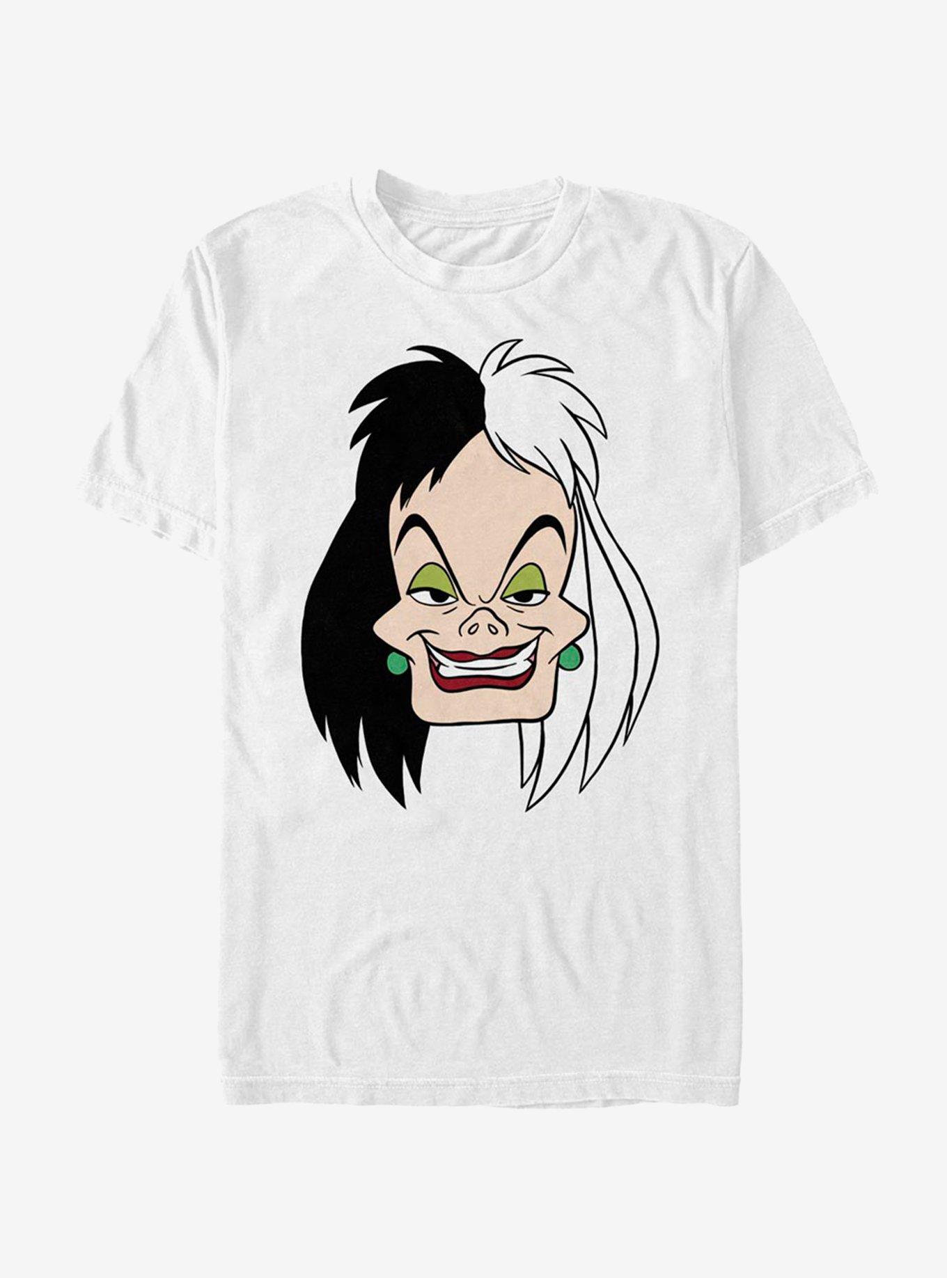 Disney 101 Dalmatians Cruella Big Face T-Shirt, , hi-res