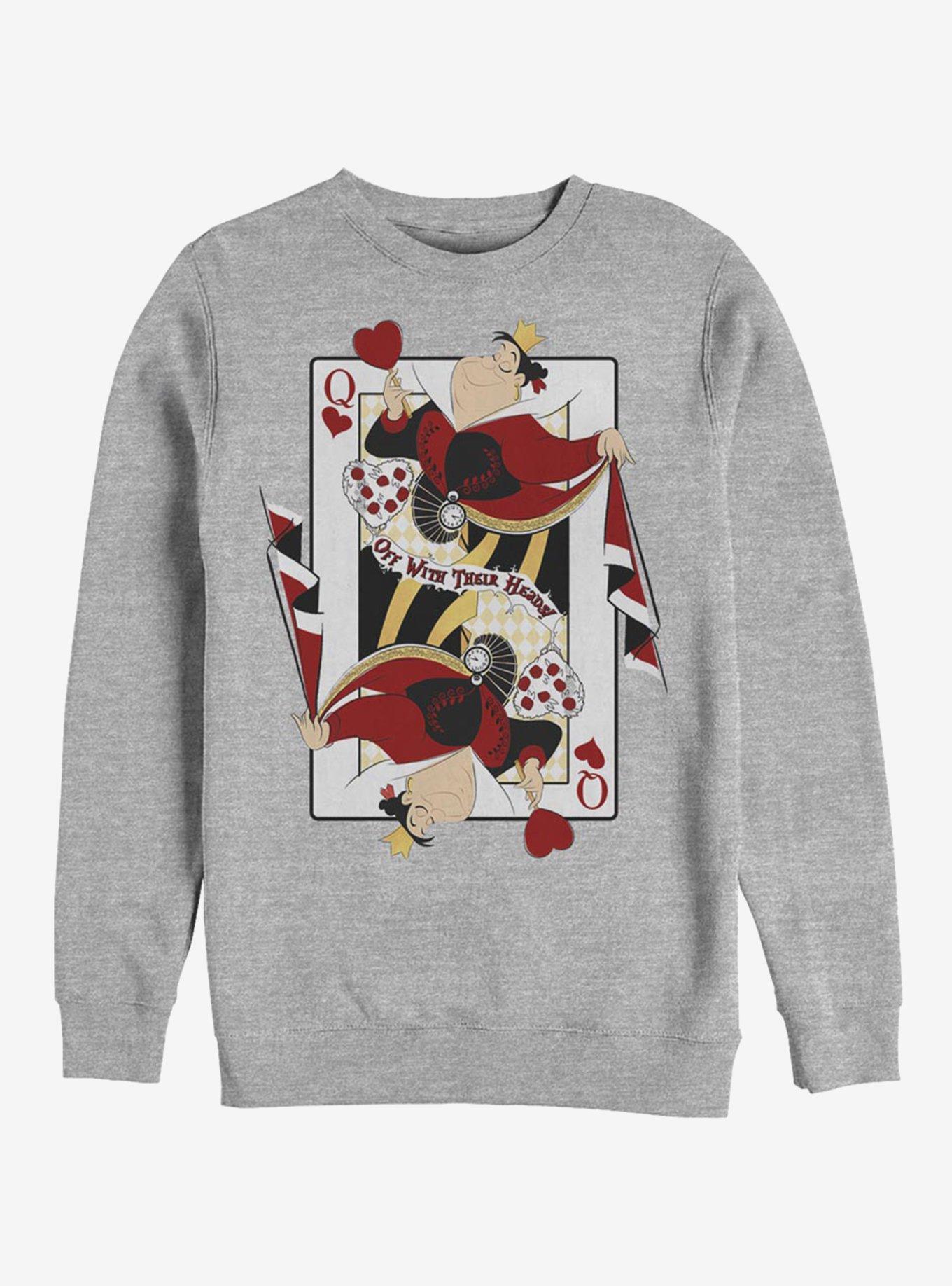 Disney Alice In Wonderland Queen Of Hearts Sweatshirt, ATH HTR, hi-res